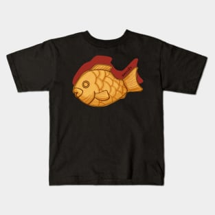 Fish shaped taiyaki cake Kids T-Shirt